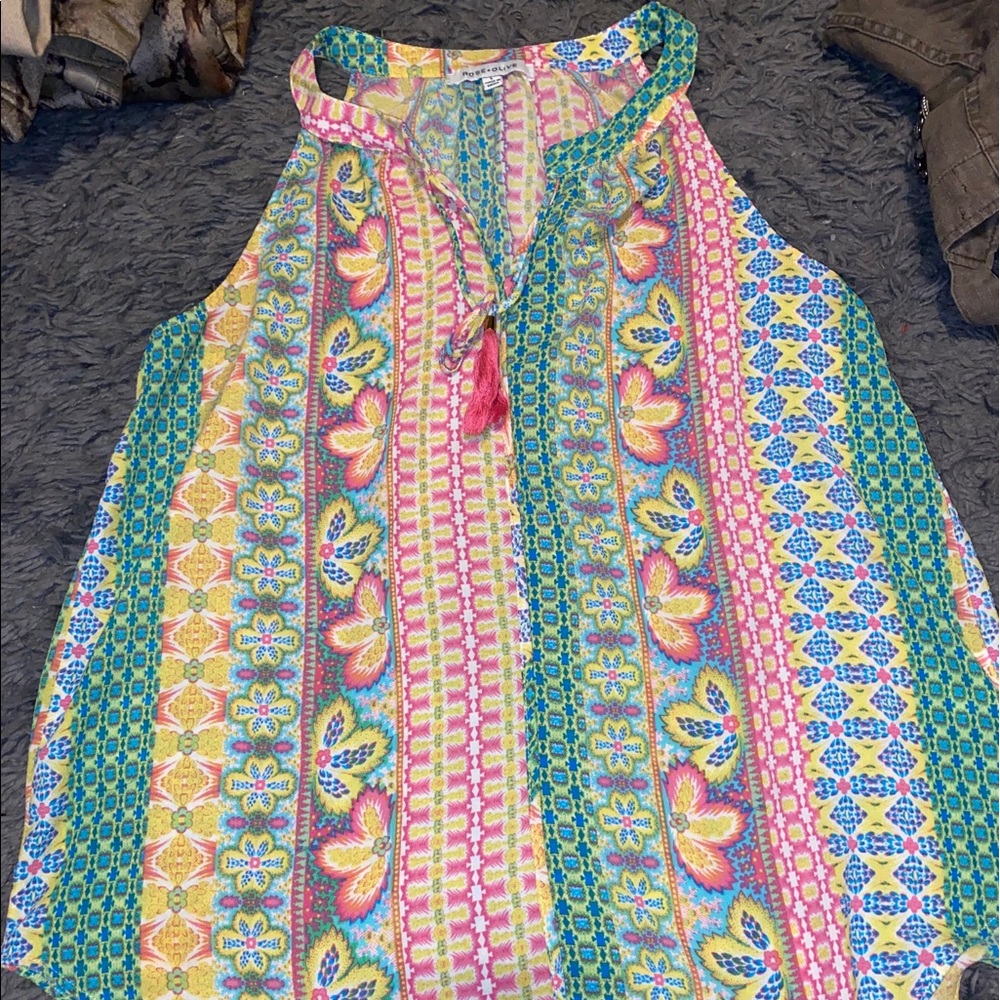 chiffon tank
